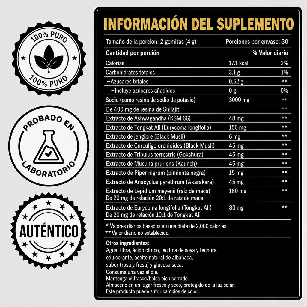 SHILAJIT HIMALAYA 30 GUMMIES